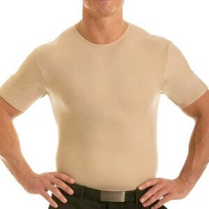 COPY - NWT Insta Slim TS0001 Slimming Compression Crew Neck T-Shirt M Mens USA …